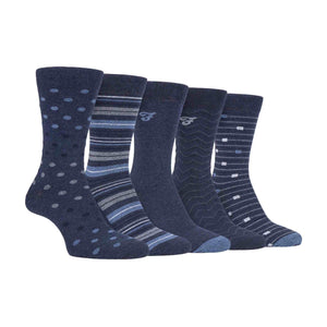 5 Pack Farah Classic Patterned Socks
