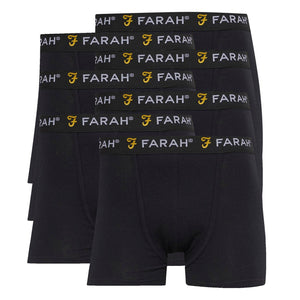Farah 7 Pack Mens Cotton Breathable Boxers Underwear - Vuson Collection