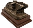 First World War MK V Tank in Cold Cast Bronze