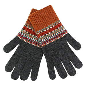 Mens Wool Gloves | Winter Cute Fairisle Gloves for Cold Weather