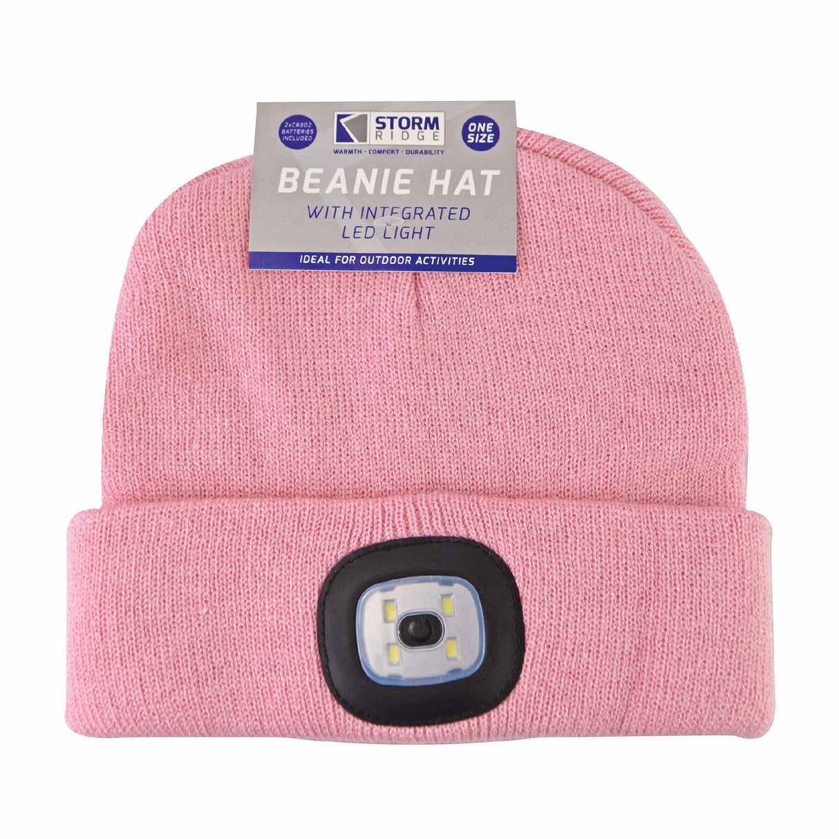 Ladies Led Beanie Hat | Knitted Rechargeable Beanie with Headlamp