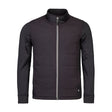 Men's Hybrid Fleece Lined Jacket Full Zip Insulated Waterproof Coat