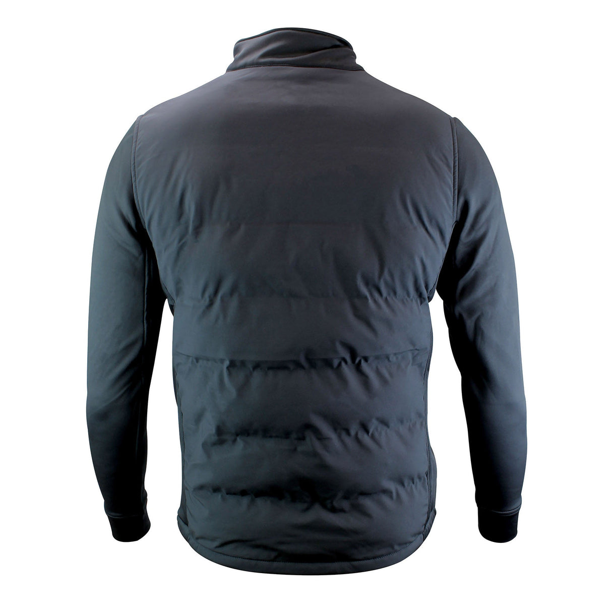 Men's Hybrid Fleece Lined Jacket Full Zip Insulated Waterproof Coat
