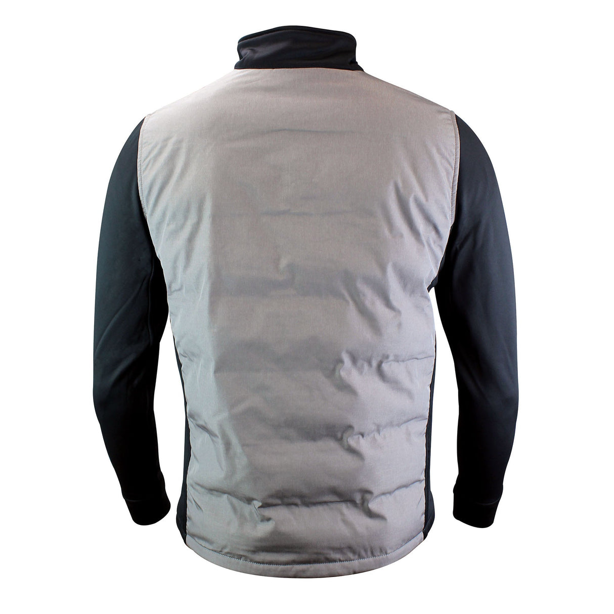 Men's Hybrid Fleece Lined Jacket Full Zip Insulated Waterproof Coat