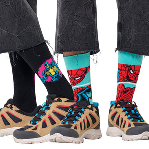 6 Pack Spider-Man Socks Bundle Novelty Socks Gift Idea