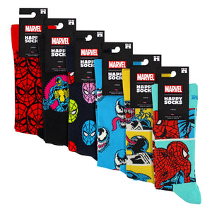 6 Pack Spider-Man Socks Bundle Novelty Socks Gift Idea