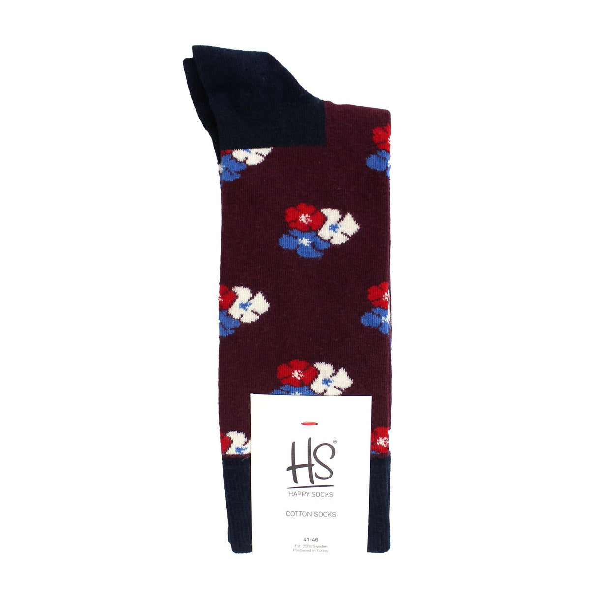 Floral Poppy Dress Socks