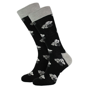 Floral Poppy Dress Socks