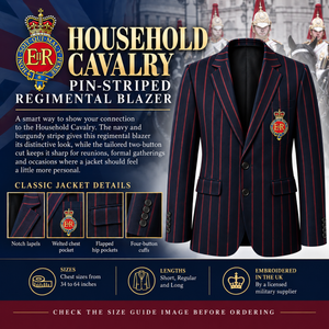 Household Cavalry Pin Stripped Regimental Blazer