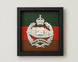Royal Tank Regiment 3D King's Cap Badge Display Frame 