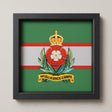 Intelligence Corps King's 3D Cap Badge Display Frame 