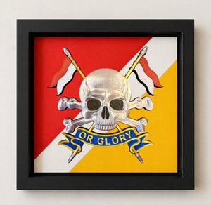 Royal Lancers 3D Cap Badge Display Frame 
