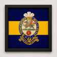 Princess of Wales's Royal Regiment 3D Cap Badge Display Frame