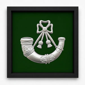 Light Infantry 3D Cap Badge Display Frame