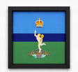 Royal Corps of Signals 3D Cap Badge Display Frame – King's Crown