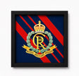 Royal Military Police King's Crown 3D Cap Badge Display Frame