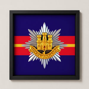 Royal Anglian Regiment 3D Cap Badge Display Frame