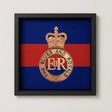 Blues and Royals Queen's Crown 3D Cap Badge Display Frame