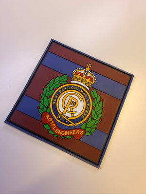 Royal Engineers Cap Badge PVC Patch
