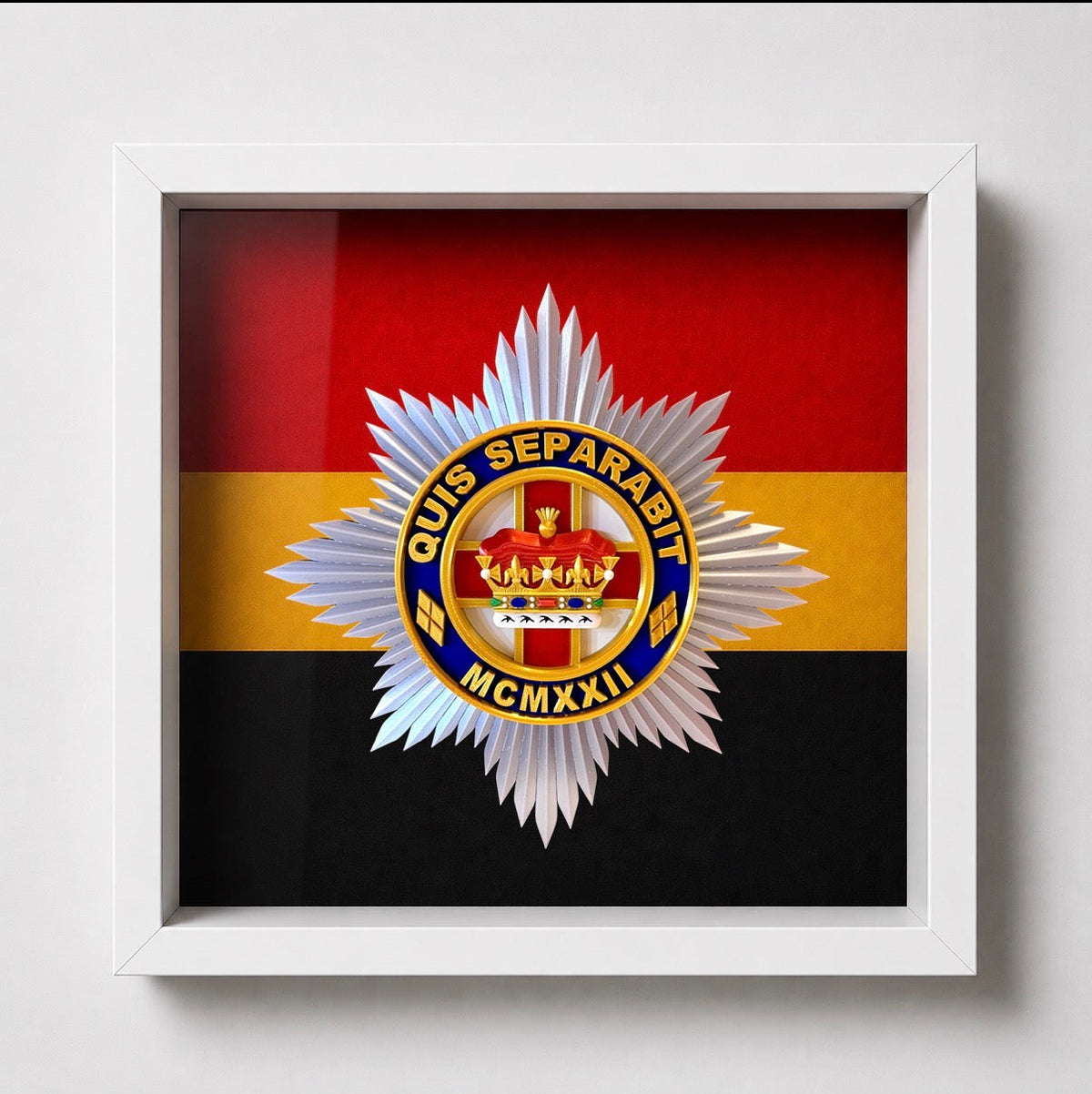 4th/7th Royal Dragoon Guards Cap Badge Display Frame 