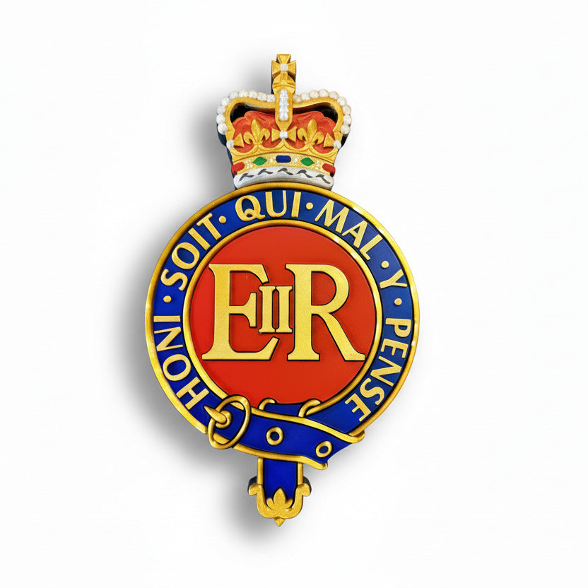 Household Cavalry Queen's Crown Cap Badge | Officially Licensed