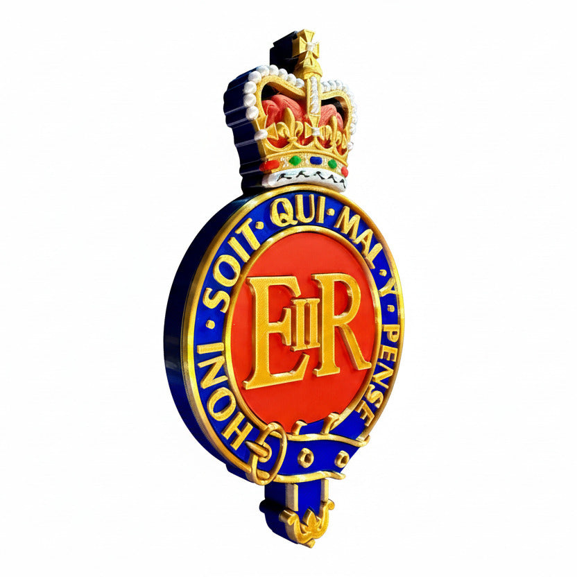 Household Cavalry Queen's Crown Cap Badge | Officially Licensed