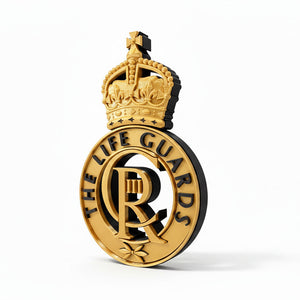 The Life Guards King's Crown Cap Badge | Officially Licensed
