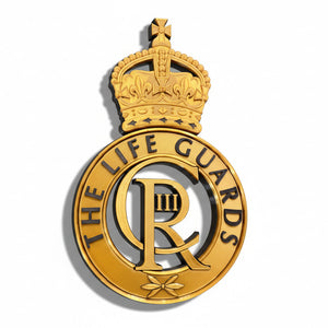 The Life Guards King's Crown Cap Badge | Officially Licensed