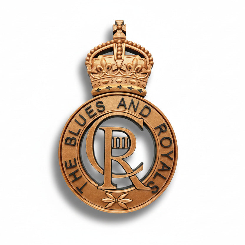 Blues and Royals King's Crown Cap Badge | Officially Licensed