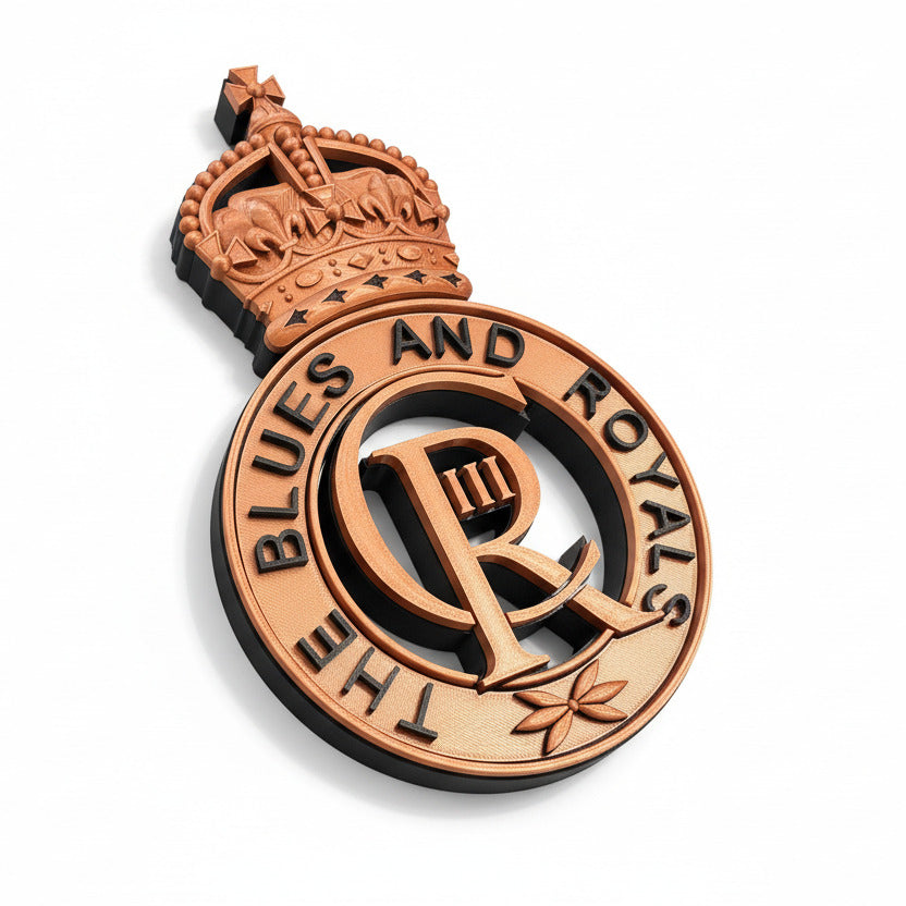 Blues and Royals King's Crown Cap Badge | Officially Licensed