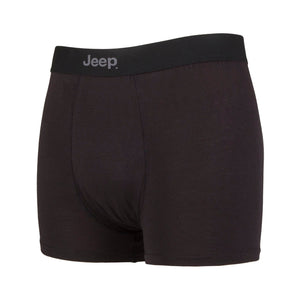Jeep 2 Pack Mens Soft Natural Bamboo Fibres Comfortable Fitted Boxer Shorts
