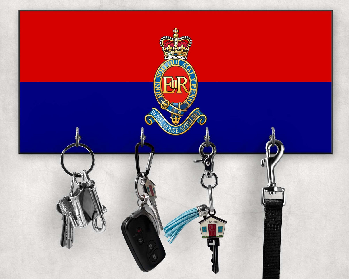 3 Royal Horse Artillery - Wooden Key/Beret Hook