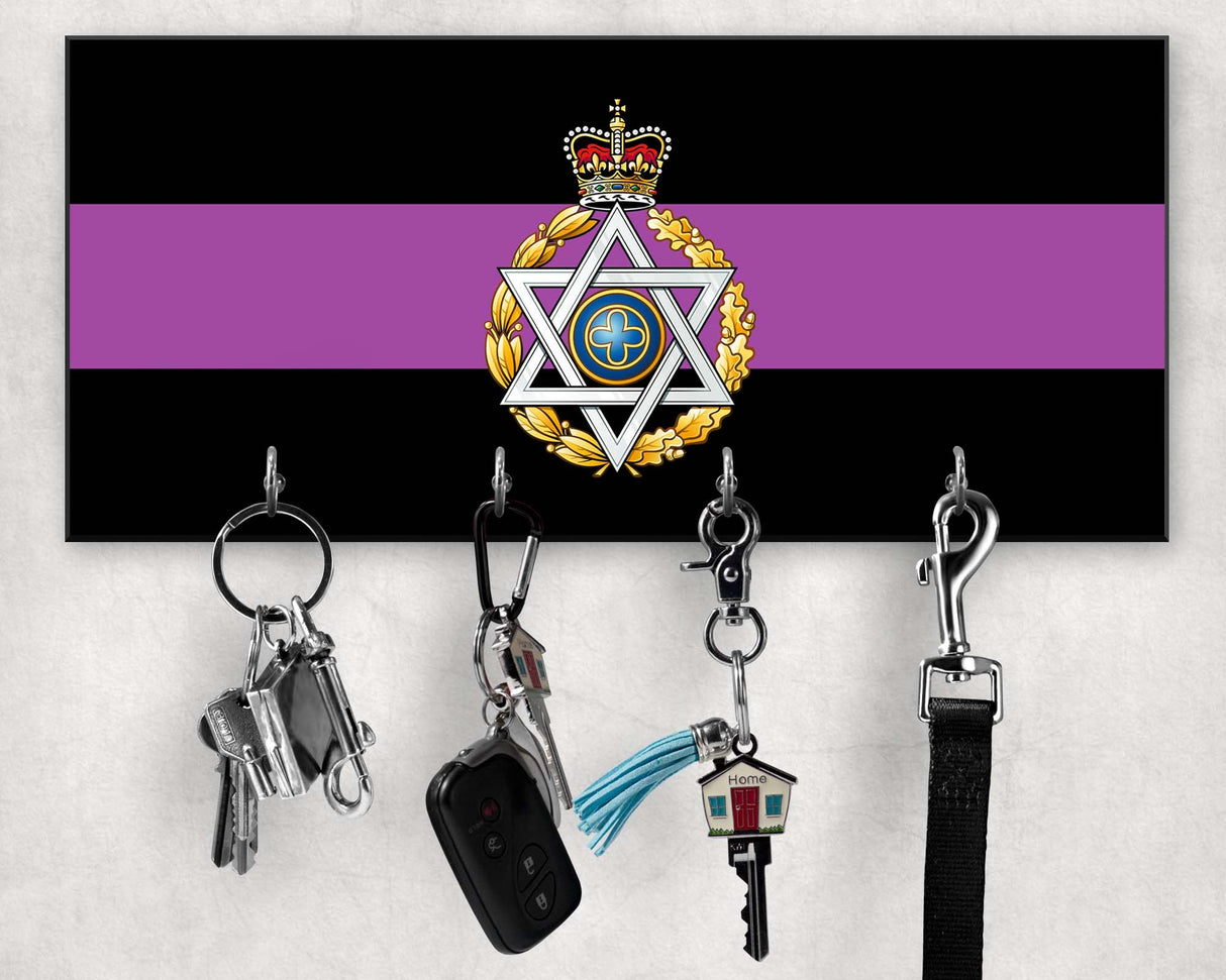 Royal Army Chaplains' Department Jewish - Wooden Key/Beret Hook