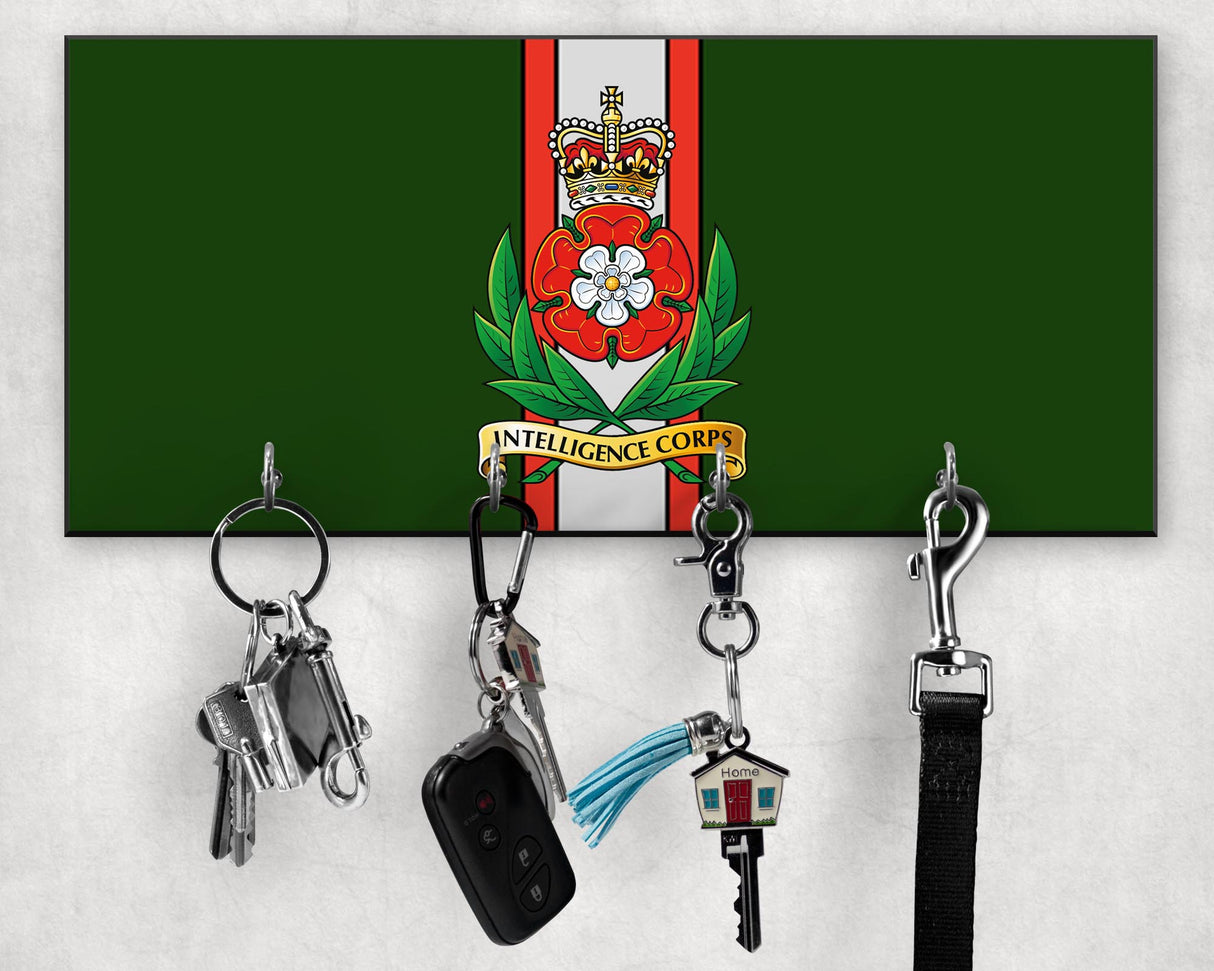 Intelligence Corps Cap Badge  - Wooden Key/Beret Hook