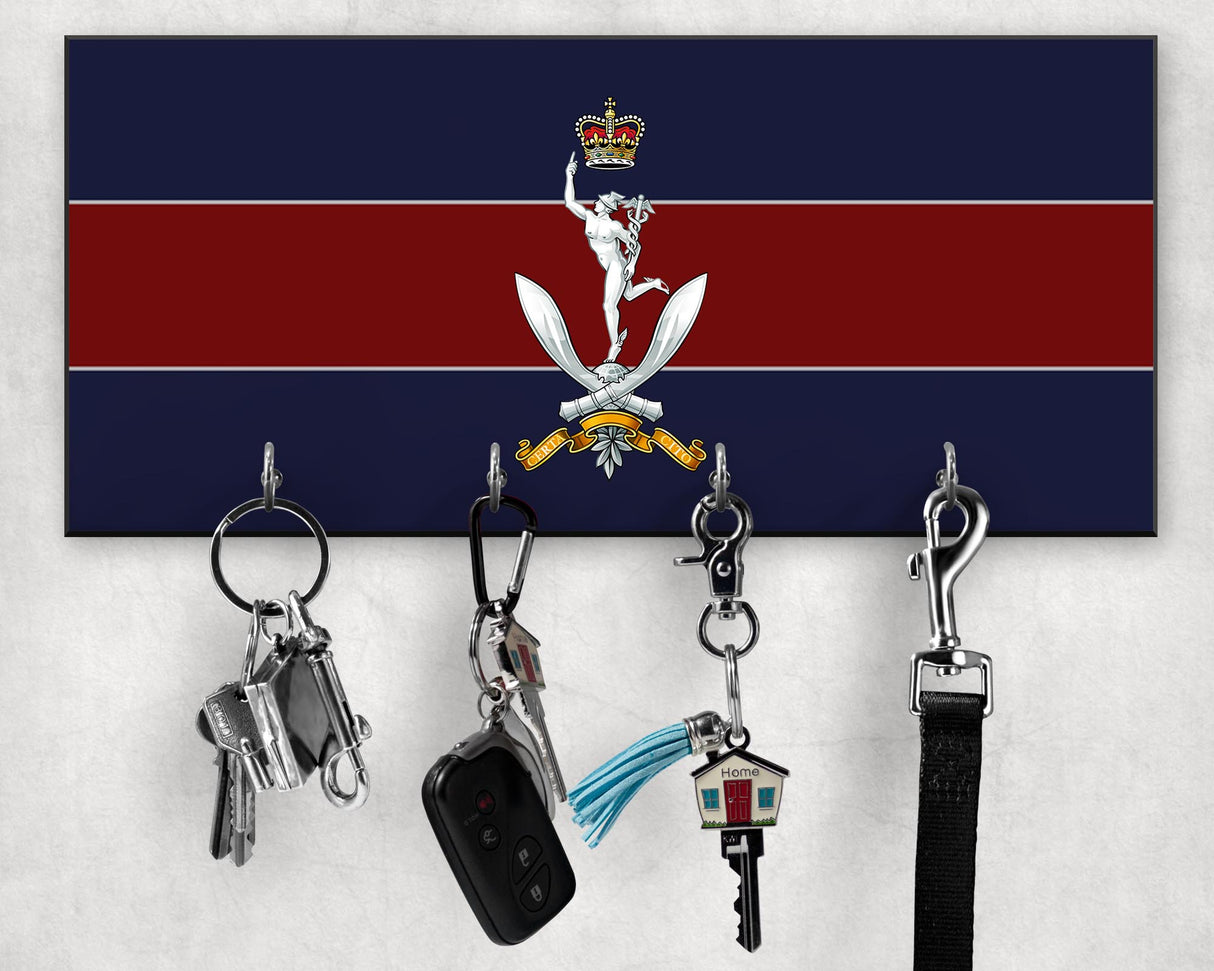 Queen's Gurkha Signals  - Wooden Key/Beret Hook