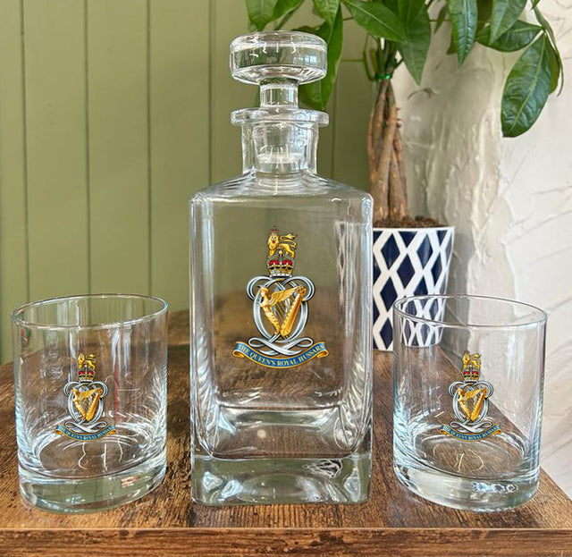 Queen's Royal Hussars - Decanter (New King's Crown)