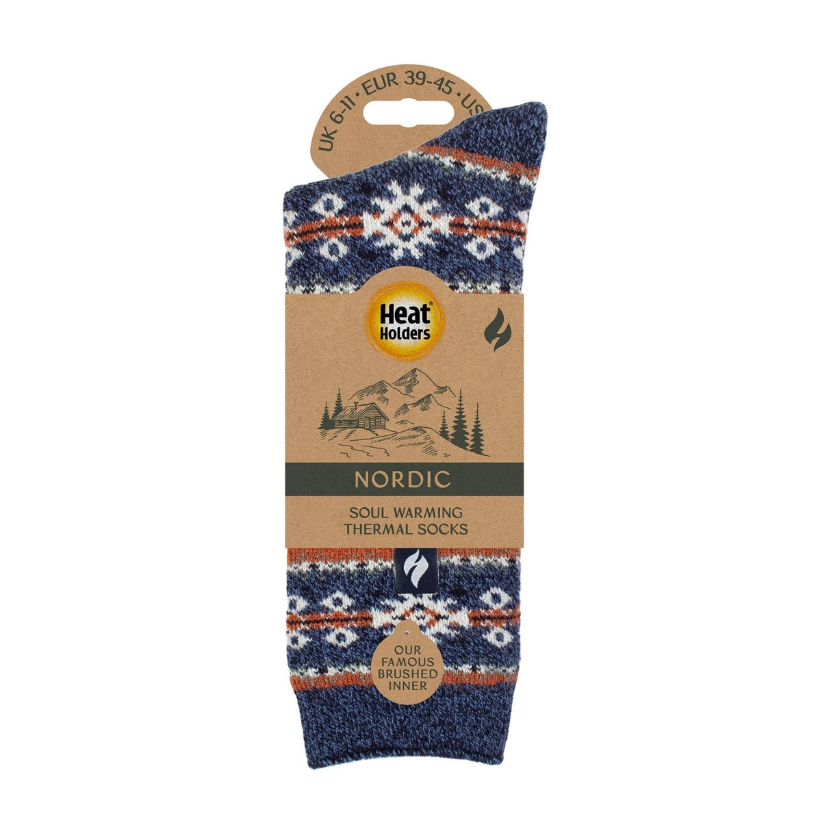 Extra Warm Nordic Thermal Socks for Men Breathable Lite Winter Socks