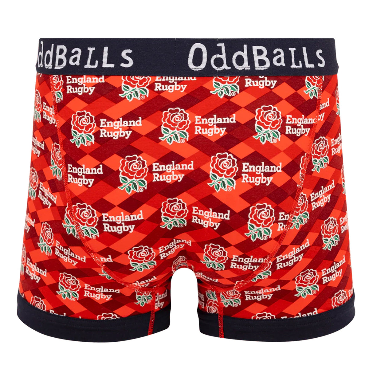 OddBalls Mens England Rugby Boxer Shorts