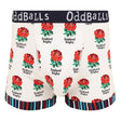 OddBalls Mens England Rugby Boxer Shorts