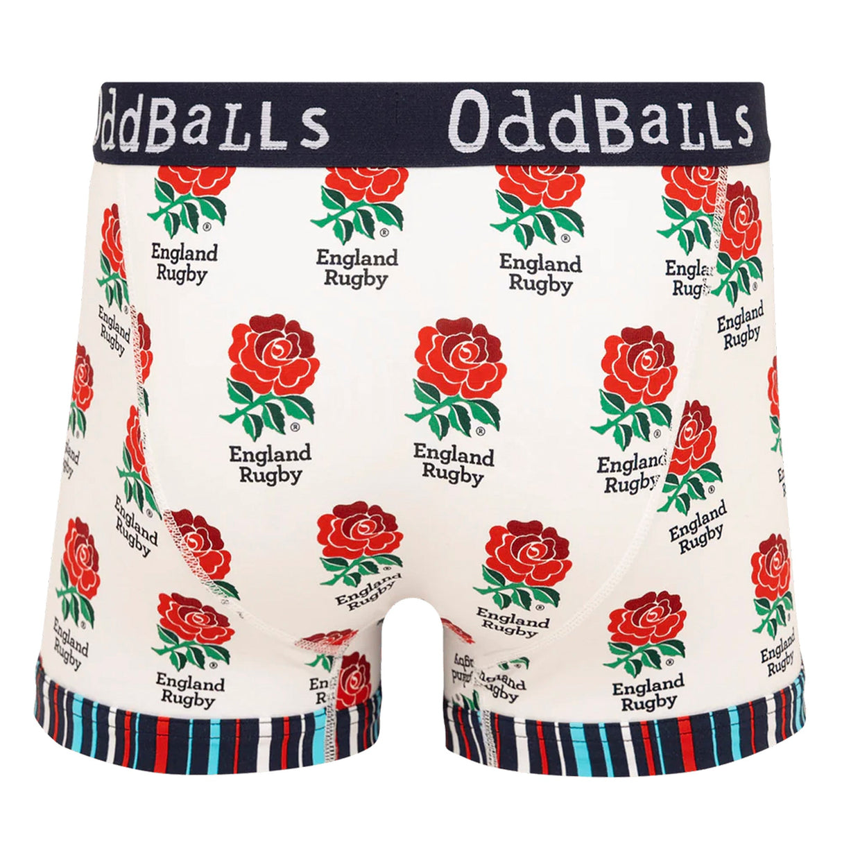 OddBalls Mens England Rugby Boxer Shorts