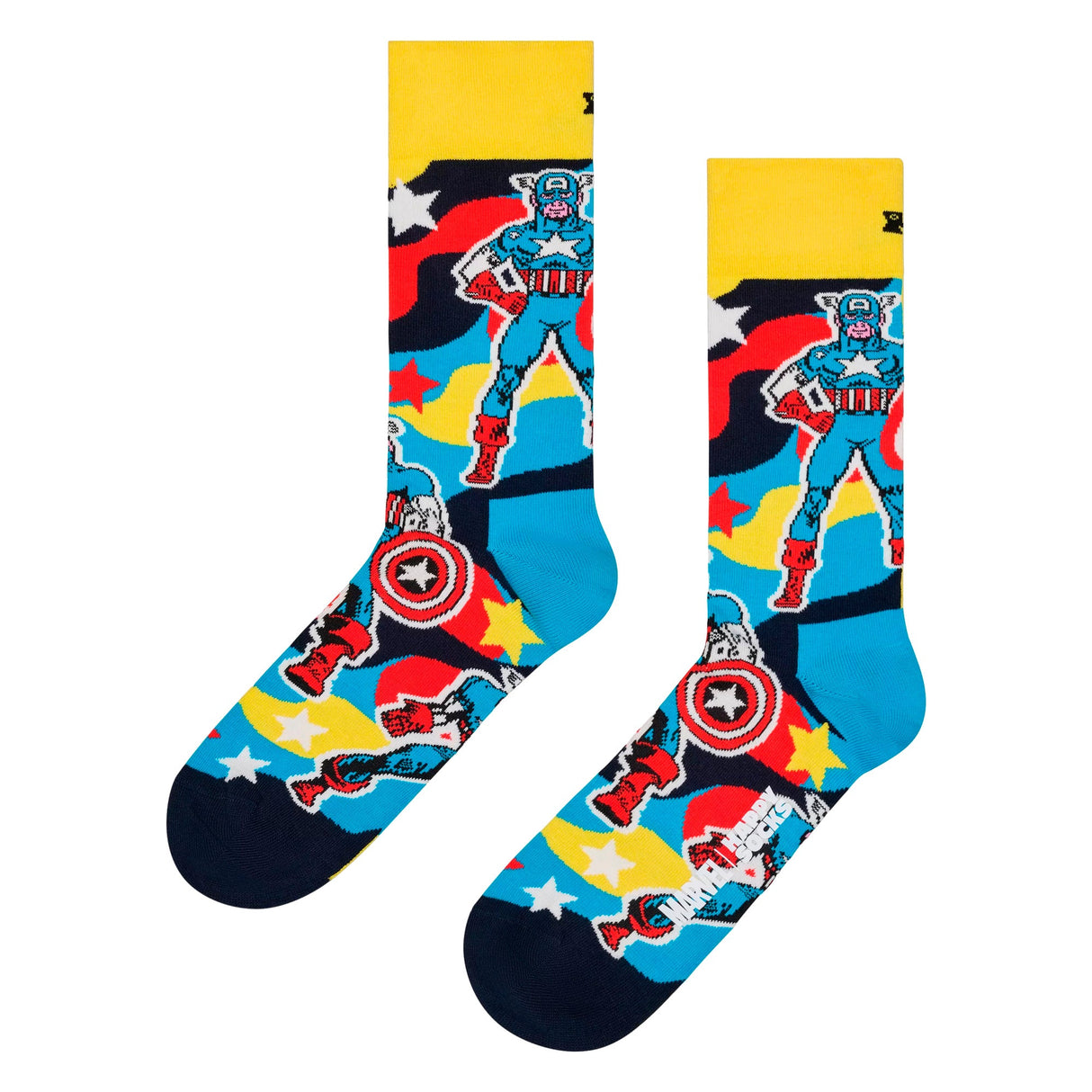 Happy Socks - Marvel Captain America Crew Socks
