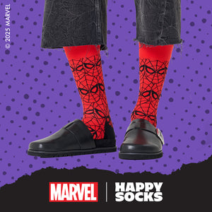 Mens Marvel Spider-Man Novelty Socks Gift Idea