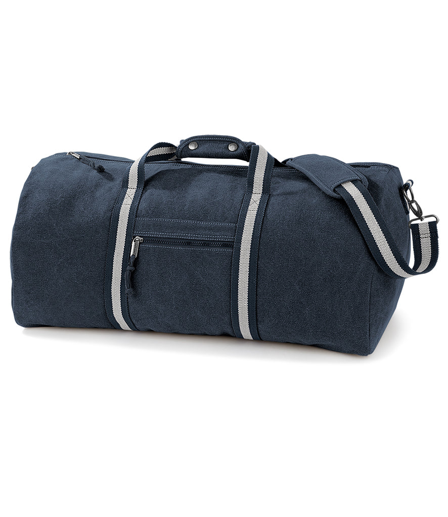 Military Style Vintage Canvas Holdall