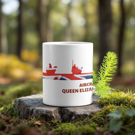 Queen Elizabeth Class Union Flag Mug