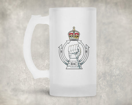 Royal Armoured Corps Frosted Stein - King's Crown