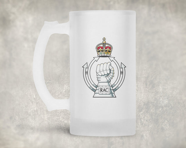 Royal Armoured Corps Frosted Stein - King's Crown