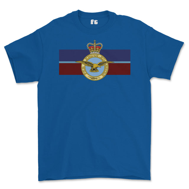 RAF Royal Air Force Eagle Colours Printed T-shirt