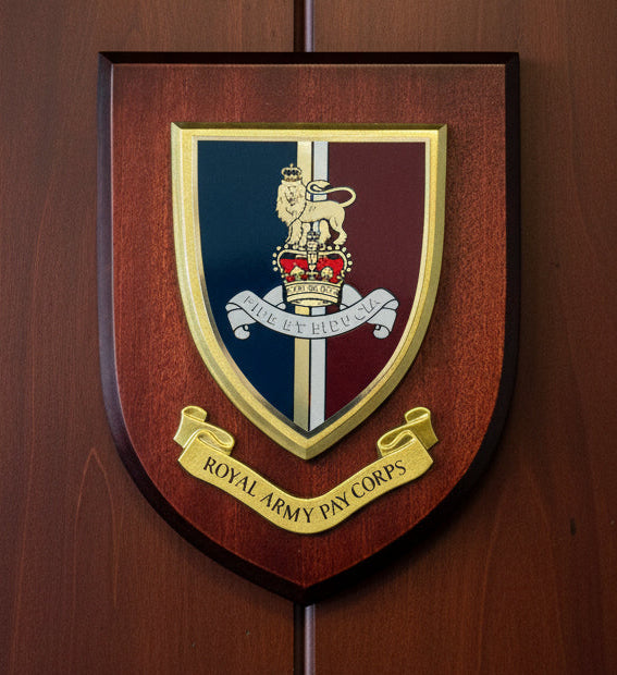 Royal Army Pay Corps (RAPC) - Wall Shield Plaque 