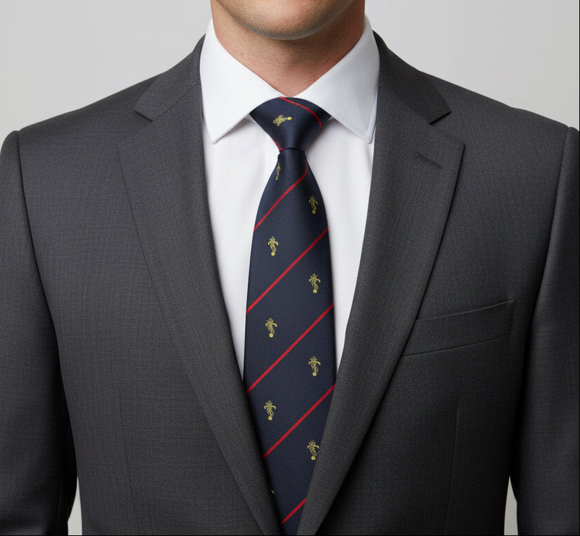 Corps of Royal Electrical and Mechanical Engineers (REME) Motif Tie