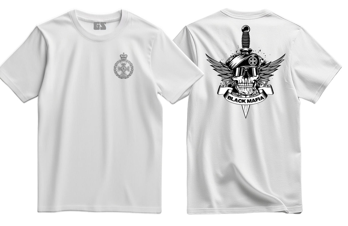 Royal Green Jackets Black Mafia Double Print T-Shirt